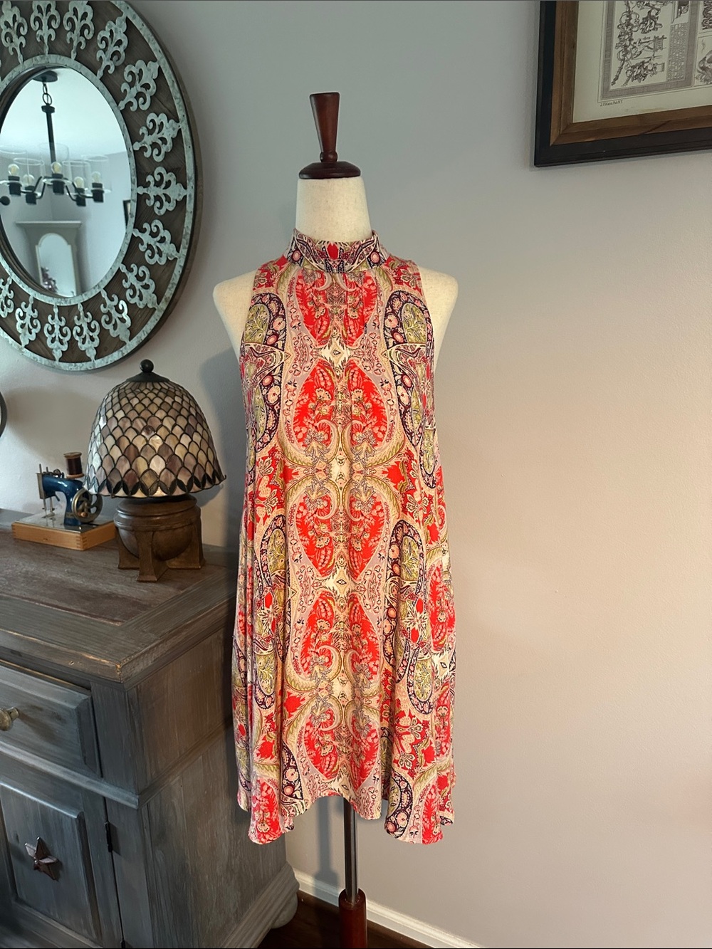 FREE PEOPLE Beaux slip mini dress